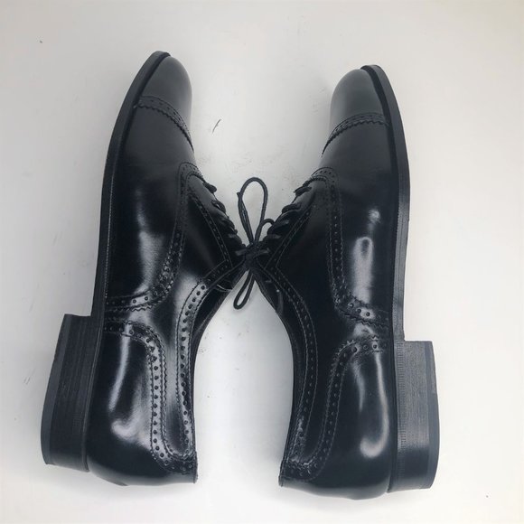 Mario Bruni Black Capped Oxfords Hand Made main image 6
